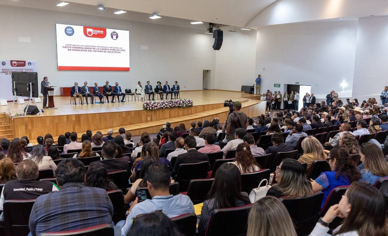 Asistentes a la apertura de auditorías integrales al gasto federalizado de la Cuenta Pública 2025 en Zacatecas