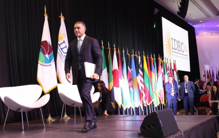 Omar García Harfuch participa en la Conferencia Internacional para el Control de Drogas IDEC 2026 en Buenos Aires
